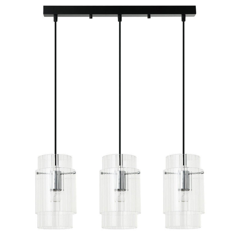 Lampa wisząca Savona czarna 3xE27 LP-707/3L