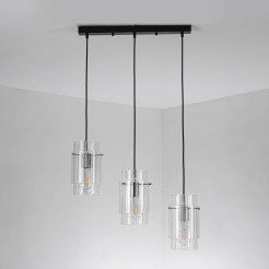 Lampa wisząca Savona czarna 3xE27 LP-707/3L