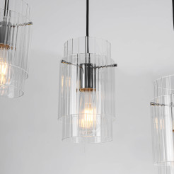 Lampa wisząca Savona czarna 3xE27 LP-707/3L
