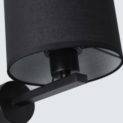 Kinkiet czarny 1xE27 LP-114/1W BK