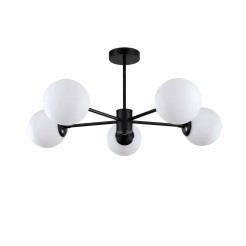 Lampa wisząca 5 czarna 5xE14 LP-1345/5P BK