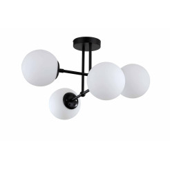 Lampa wisząca 4 czarna 4xE14 LP-1345/4P BK