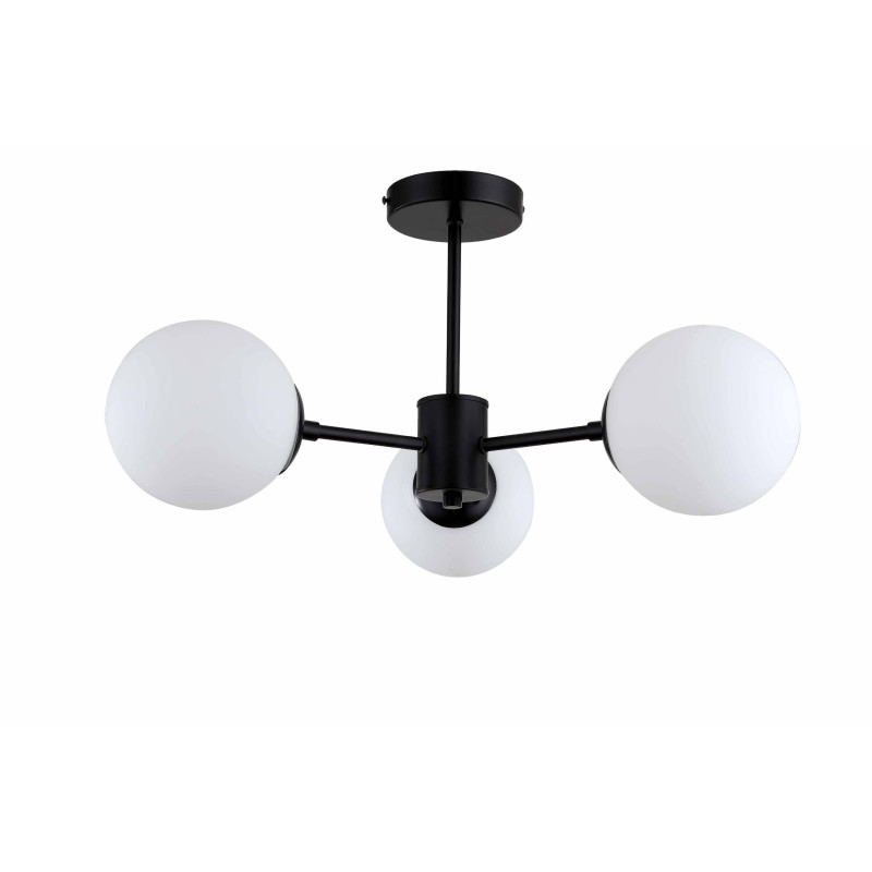 Lampa wisząca 3 czarna 3xE14 LP-1345/3P BK