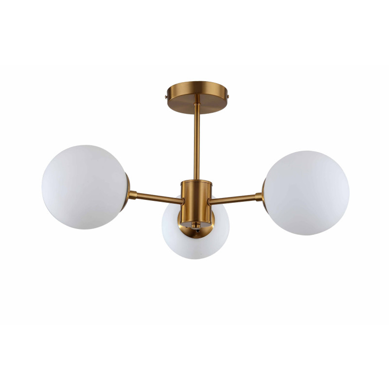 Lampa wisząca 3 złota 3xE14 LP-1345/3P GD