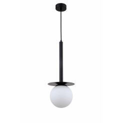 Lampa wisząca 1 czarna 1xE14 LP-1345/1P BK