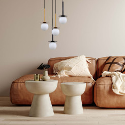 Lampa wisząca 1 czarna 1xE14 LP-1345/1P BK