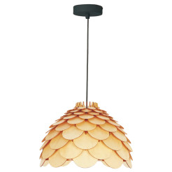 Lampa wiszaca mała drewniana 1xE27 LP-101335/1P S