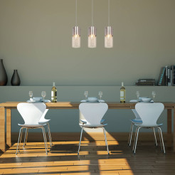 Lampa wisząca Zara transparentna 1xE14 LP-5221/1P