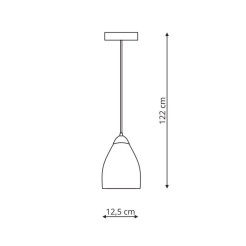 Lampa wisząca Niki transparentna 1xE14 LP-567/1P transp