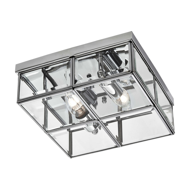 Plafon srebrny 2xE14 LP-2323/2C