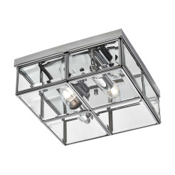 Plafon srebrny 2xE14 LP-2323/2C