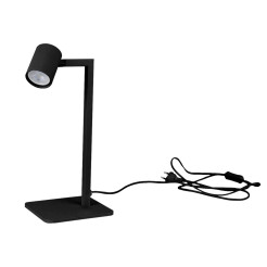 Lampa biurkowa czarna 1xGU10 LP-731/1T BK