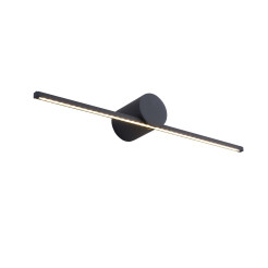 Kinkiet 40 cm czarny LED 3000K LP-777/1W M BK
