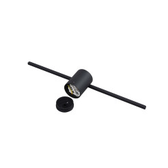 Kinkiet 40 cm czarny LED 3000K LP-777/1W M BK