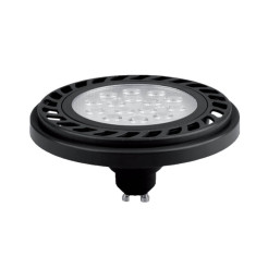 Żarówka ES111 GU10 czarna LED 9W 3000K plastik LP-ES111-9W BK 3000K
