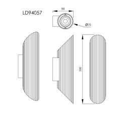 Kinkiet biały 2xGU10 LP-787/2W WH