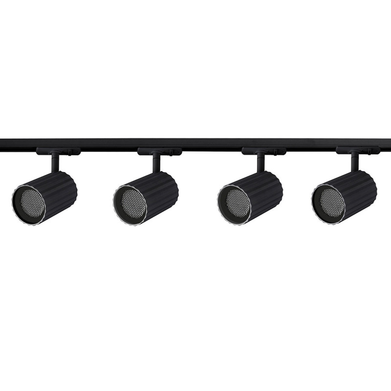 Zestaw oświetlenia szynowego SET 1F czarny 4xGU10 LP-787 SET 1F BK