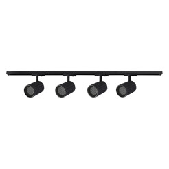 Zestaw oświetlenia szynowego SET 1F czarny 4xGU10 LP-787 SET 1F BK