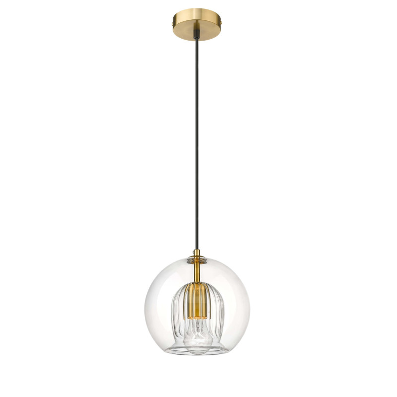 Lampa wisząca złota 1xE27 LP-133/1P