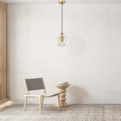 Lampa wisząca złota 1xE27 LP-133/1P