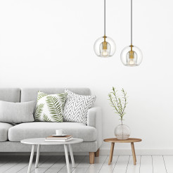 Lampa wisząca złota 1xE27 LP-133/1P