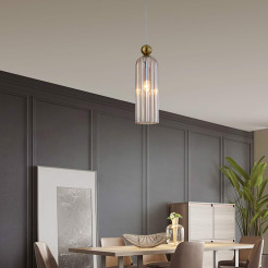 Lampa wisząca 1 amber 1xE14 LP-939/1P amber