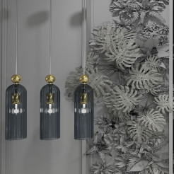 Lampa wisząca 1 smoked 1xE14 LP-939/1P smoked
