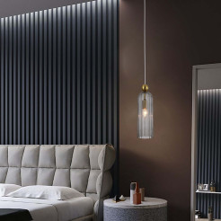 Lampa wisząca 1 smoked 1xE14 LP-939/1P smoked