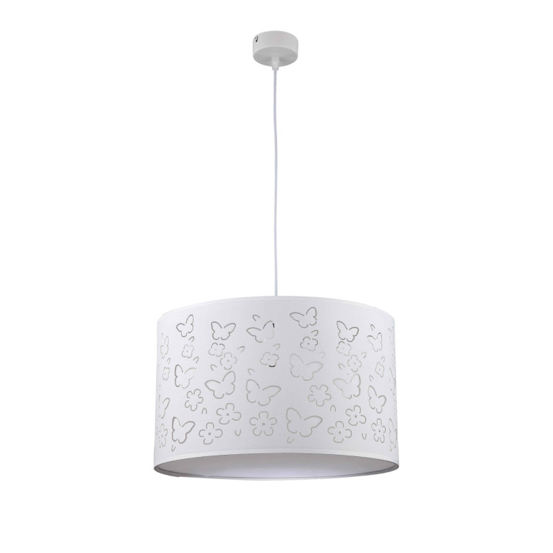 Lampa wisząca dziecięca biała 1xE27 LP-686/1P