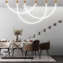 Lampa wisząca 2 m biała Tuya Smart LED CCT LP-642/2M Smart
