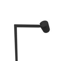 Lampa podłogowa czarna 1xGU10 LP-787/1F BK