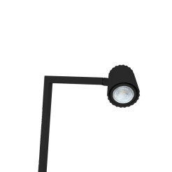 Lampa podłogowa czarna 1xGU10 LP-787/1F BK