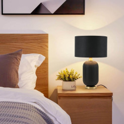 Lampa stołowa 65 cm czarna 1xE27 LP-1515/1T big black