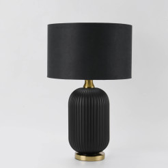 Lampa stołowa 65 cm czarna 1xE27 LP-1515/1T big black