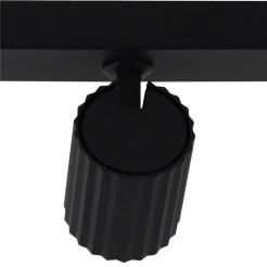 Zestaw reflektorów czarny 3xGU10 LP-787/3WS BK
