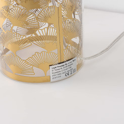 Lampa stołowa Sunflower czarno - transparentna 1xE27 LP-818/1T BK