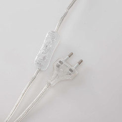 Lampa stołowa Sunflower czarno - transparentna 1xE27 LP-818/1T BK