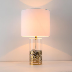 Lampa stołowa Sunflower biała 1xE27 LP-818/1T WH