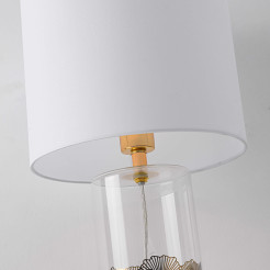 Lampa stołowa Sunflower biała 1xE27 LP-818/1T WH