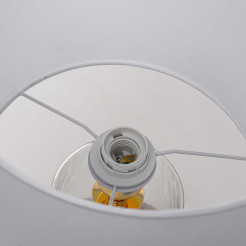 Lampa stołowa Sunflower biała 1xE27 LP-818/1T WH