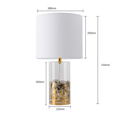 Lampa stołowa Sunflower biała 1xE27 LP-818/1T WH