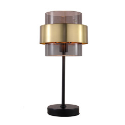 Lampa stołowa biurkowa czarna 1xE14 LP-866/1T BK