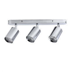 Zestaw reflektorów spot chrom IP44 3xGU10 LP-734/3W CH