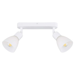 Zestaw reflektorów spot biały 2xE14 LP-877/2W WH