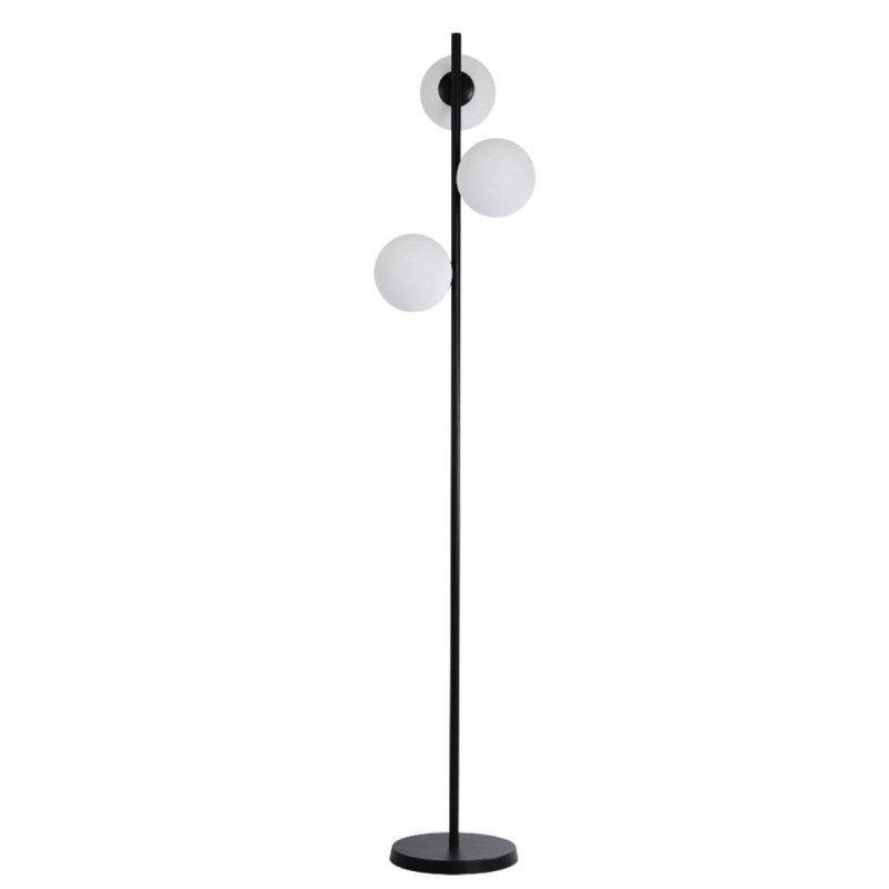 Lampa podłogowa czarna 3xE14 LP-002/3F BK