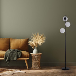 Lampa podłogowa czarna 3xE14 LP-002/3F BK