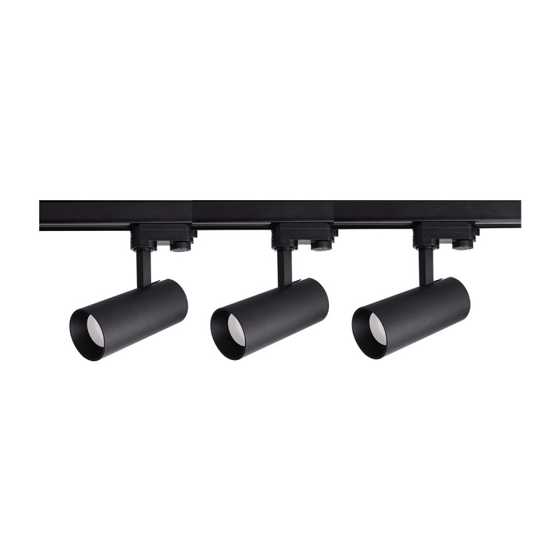 Zestaw oświetlenia szynowego SET 1F czarny 3xGU10 LP-732 3W BK SET