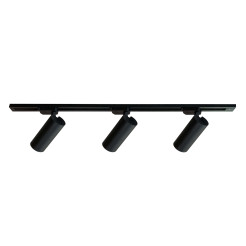 Zestaw oświetlenia szynowego SET 1F czarny 3xGU10 LP-732 3W BK SET