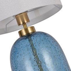 Lampa stołowa niebieska 1xE27 LP-919/1T blue