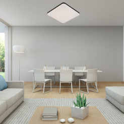 Plafon kwadratowy 33 cm czarny LED 4000K LP-335/1C S 4BK square